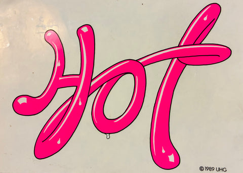 Hot Bubble Sticker