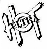 Ultra Hot Sticker Logo 10 inch