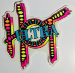Ultra Hot Logo Decal Hot Dot Sunset Medium - 6 inch