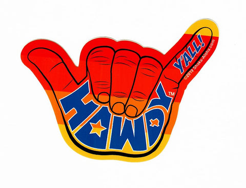 HOWDY Y'ALL 7" STICKER