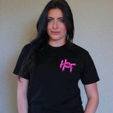 Ultra Hot Logo Short Sleeve Tee Pink / Black