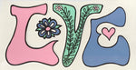 Global Village Sticker Love