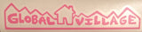 Global Village Mountain Sticker