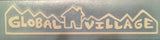 Global Village Mountain Sticker