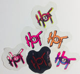 Ultra Hot Logo Decal Extra Small = 1 inch Six Pack