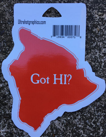 Hawaii "Got HI?" Sticker